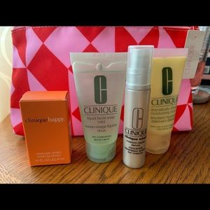 Clinique bundle-Happy, mild facial wash, bag